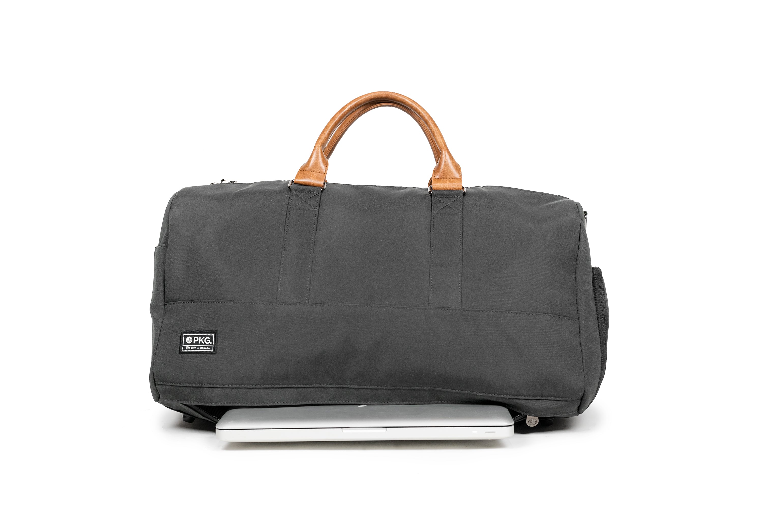 Pkg - Rosedale 41L Recycled Garment Duffle Bag - Grey/Tan